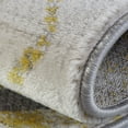 thumbnail image 3 of Ladole Rugs Alfalfa Ombre Soft Area Rug Carpet in Silver Gold, (3'11" x 5'7", 120cm x 170cm), 3 of 4