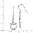 thumbnail image 2 of Primal Silver Sterling Silver Polished Stirrup Dangle Earrings, 2 of 4