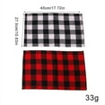 thumbnail image 5 of 4pcs Buffalo Plaid Placemats Buffalo Check Placemats, Reversible Cotton Burlap Christmas Placemats for Home Holiday Christmas Table Decorations, 12 x 18 Inch, 5 of 6