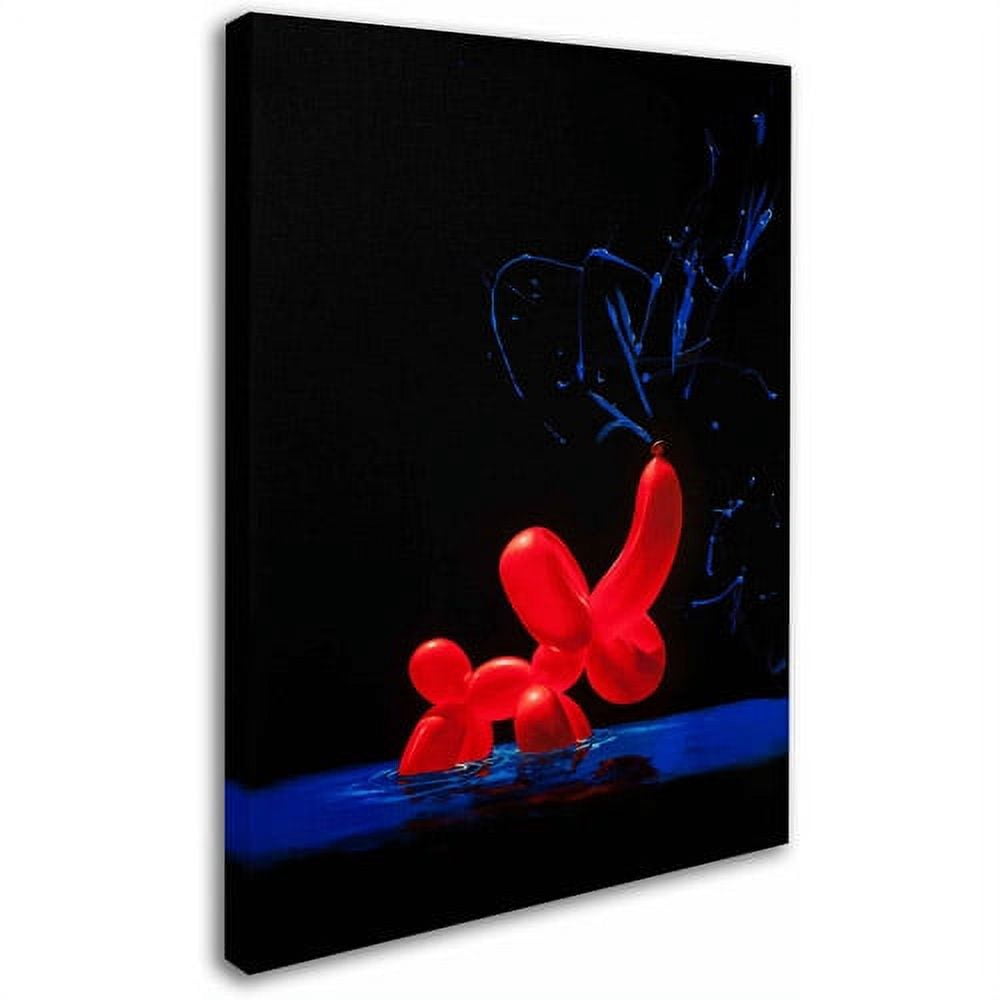 Trademark Fine Art "Balloon Elephant" Canvas Art by Roderick Stevens