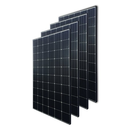 4pcs 300 Watt 300w Monocrystalline Photovoltaic PV Solar Panel Module 12V Battery (Best Battery For Solar Charging)