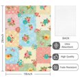 thumbnail image 2 of 6 Pcs Pioneer Flower Floral Print Pattern Kitchen Towels, Funny Microfiber Dish Towel Set, 18" X 26" Tea Towels, 2 of 6