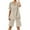 Beige, variant on Linen Short Sets for Women 2 Piece Short Sleeve Shirts Wide Leg Shorts Loose Fit Casual Cotton Linen Sets Summer Outfits Blue, Size XXL