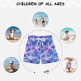 thumbnail image 6 of FORMRS Boys Swim Trunks Quick Dry Mesh Liner Boardshorts Sizes XS-XL, Pink Starfish Pattern, 6 of 7
