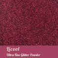 thumbnail image 2 of Fine Glitter LICOOL GLITTER 100g Wine Color Nail Art, 2 of 6