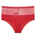 thumbnail image 4 of dmqupv Womens Panties Bikini Pack Women's Breathable Underwear, Moisture Wicking Keeps You Cool Red S, 4 of 5