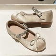 thumbnail image 4 of LvhaoGJOB Girls' Elegant Style Mary Jane Flats with Comfortable Fit and Flexible Flat Sole, 4 of 9