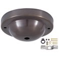 thumbnail image 3 of B&P Lamp® Antique Bronze Ceiling Light Canopy Plate And Hardware Kit With Matching Finish, 3 of 3