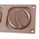 thumbnail image 4 of Coche RV Parrilla forma forma forma de Ventilación de Acondicionador de Aire Montaje en tejado Tapa Tornillo Abrir Cerrar Rotar Beige Cola Tornillo de ventilación de CA RV abierto, 4 of 8