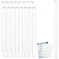 thumbnail image 1 of 20 Pack Clear Plastic Tube 12.9 Inch Long Round Tubes Empty Tube Container with Lid Transparent Storage Tubes Rigid Tube for Incense Sticks Seed Beads Bath Salt Candy Party Favors, 1 of 5