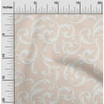thumbnail image 2 of oneOone Polyester Spandex Peach Fabric Asian Baroque Craft Projects Decor Fabric Printed By The Yard 56 Inch Wide, 2 of 4