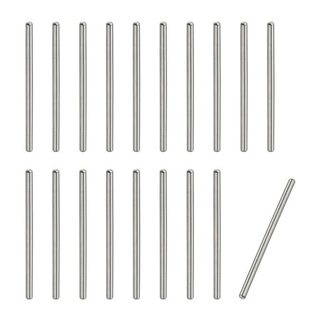 

1x18mm Dowel Pins 100 Pack Round Head Flat Chamfered End Dowel Pin