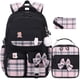thumbnail image 1 of Mochila ACESAK para niñas, jardín de infantes, escuela primaria, negra, 1 of 7