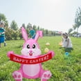 thumbnail image 1 of BKER Easter Luminous Inflatable Decoration Easter Bunny Inflatable Model Festive Outdoor Garden Decoration Ornaments Festive Decorations, 1 of 5