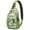 Cute, variant on Fried Egg Breakfast Food Cooking Foodie Lightweight Sling Backpack for Travel and Outdoor Activities