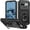 Black+Black, variant on HCTian Military Grade Case for Google Pixel 8A Case Pixel 8A Case with Kickstand Ring Holder Slide Camera Cover Protection Shockproof Case for Google Pixel 8A Phone Case