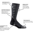 thumbnail image 2 of Darn Tough Men's Stanley K Mid-Calf Lightweight Work Sock - Gravel, 2 of 6