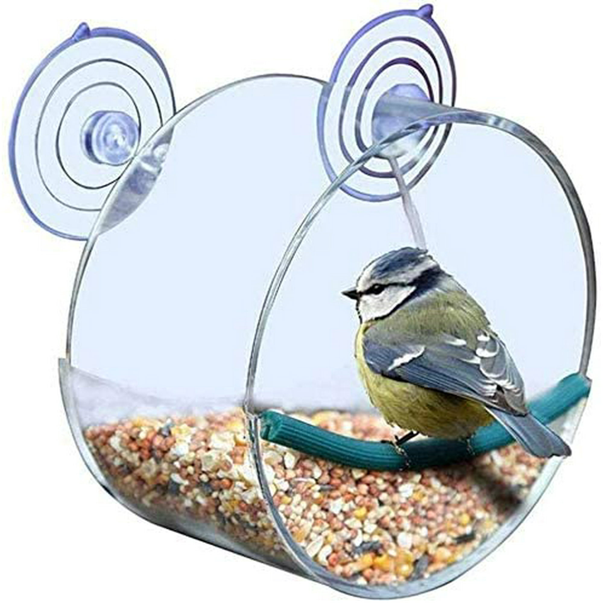 Mangeoire oiseaux transparente pour fenêtre avec ventouses, vente