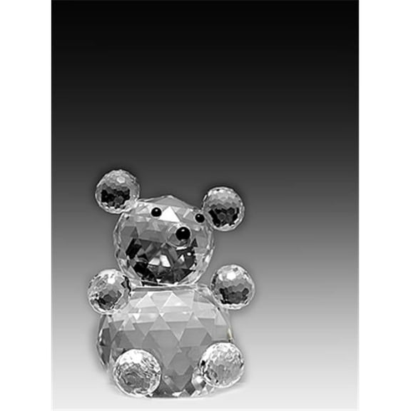Asfour Crystal 642-50 3.03 L x 1.57 H in. Crystal Bear Animals Figurines