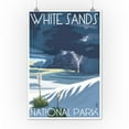 thumbnail image 2 of White Sands National Park, New Mexico, Lightning Storm (12x18 Wall Art Poster, Room Decor), 2 of 3