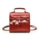 thumbnail image 1 of Mochila Con Solapa Bolso Cruzado Elegante Correa Ajustable Lazo PU para Mujer, 1 of 9