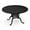 Black, variant on KoverRoos 91560 Weathermax 50 in. Round Table Top Cover, Chocolate - 54 Dia in.