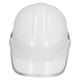 thumbnail image 3 of Casco blanco con absorción de impactos, protección ajustable para casco con banda reflectante para sitios de construcción, 3 of 10