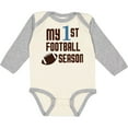 thumbnail image 3 of Inktastic My First Football Season Boys or Girls Long Sleeve Baby Bodysuit, 3 of 5
