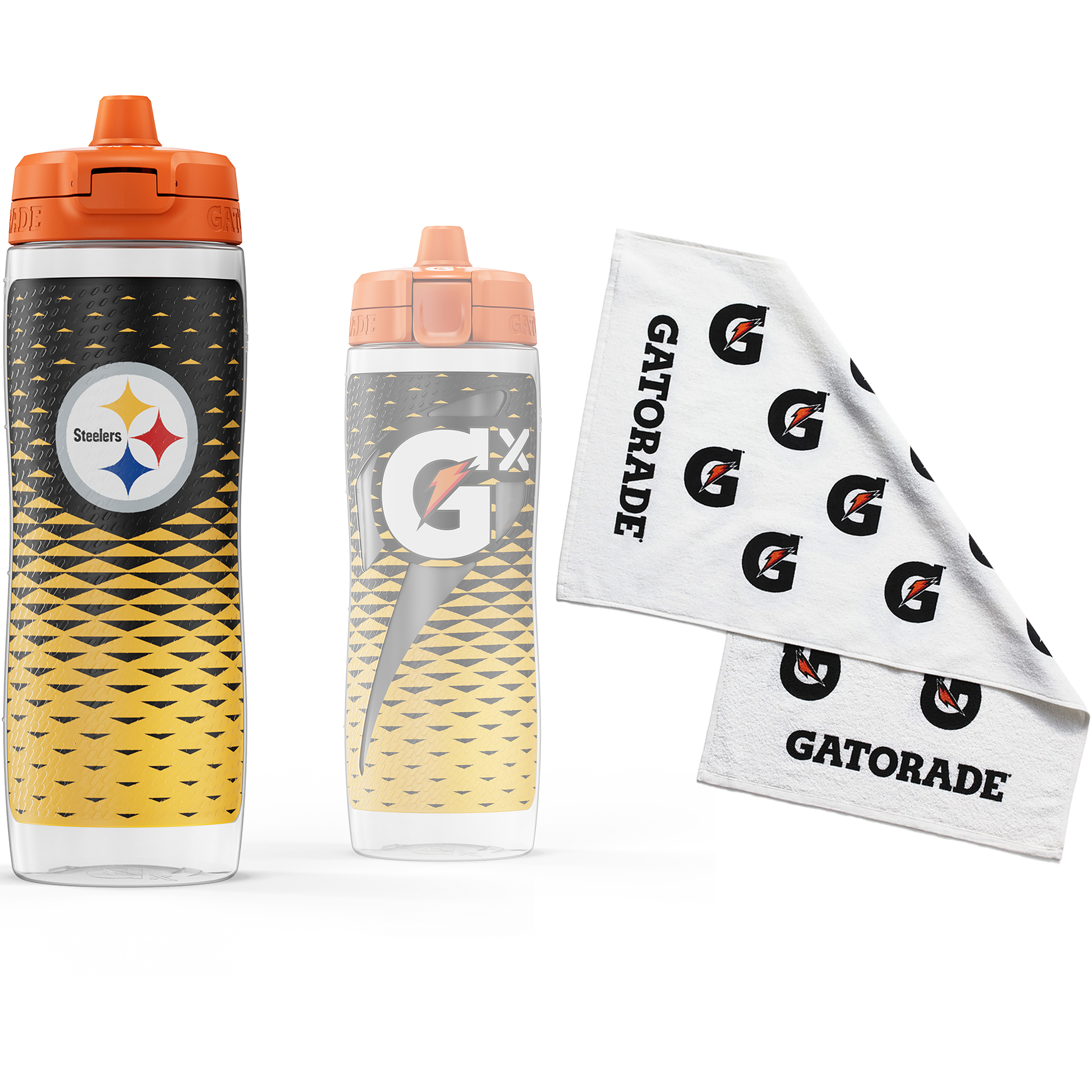 Gatorade Gx San Francisco 49ers NFL 30 fl oz Water Bottle & Sports Towel Bundle