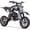 black, variant on 39cc 4-Stroke Off-Road Mini Bike Gas Powered, 20 MPH max Speed, 27 Miles Range, Dual Disc Brakes, EPA Approved Pocket Bike Supports 165 lbs for Teens,Black