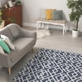 thumbnail image 4 of MAINSTAYS 48"x66" Dark Blue Tufted Sanborn Shag Rug, 4 of 5