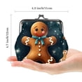 thumbnail image 2 of Man Stylish and Durable Coin Purse with 0.7 Microfiber and Zinc Alloy Jaws, 4.3x4.7 in/11x12 cm - for Organizing and Securing Your Coins!, 2 of 7