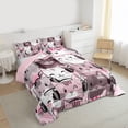 thumbnail image 3 of Castle Fairy Children Kawaii Cats Queen Comforter Set,Cute Pet Bedding Comforter Set, 3 of 8