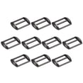 thumbnail image 1 of Uxcell 10Pcs Hebilla de Gorra de Metal para Béisbol, Ajustador de Correa de Gorra Ajustable, Sostenedor de Correa de Bolsa para Suministros de Accesorios de Fabricación de Bolsos, Negro Latte, 1 of 6