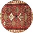 thumbnail image 1 of Ahgly Company Indoor Round Persian Brown Traditional Area Rugs, 3' Round, 1 of 4