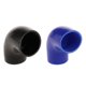 thumbnail image 1 of Tubo Acoplador de Carreras de Manguera de de Silicona de 4 Capas Negro + Azul Sharpla Manguera de silicona para codo, 1 of 8