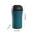 thumbnail image 3 of Fmbmuo Water Bottle Stainless steel Travel Green with Straw 650ml Insulated, 3 of 5
