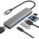thumbnail image 1 of 6 In 1 Usb C Hub Multiport Adapters ,mac Dongle With 4k Hdmi, 100w Fast Charging, Usb-c And 3 Usb-a 5gbps Data Port, Usb 2.0, 1 of 5