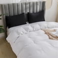 thumbnail image 6 of Washed Cotton Duvet Cover Soft Breathable Bedding Cover Reversible Design for Bedroom Living Room All Season Use, 6 of 7