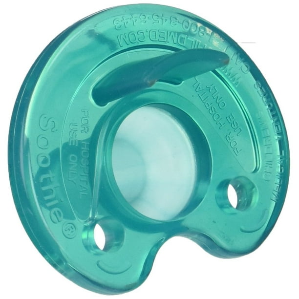 Philips Notched Newborn NICU Soothie Pacifier, Green, 03 Months
