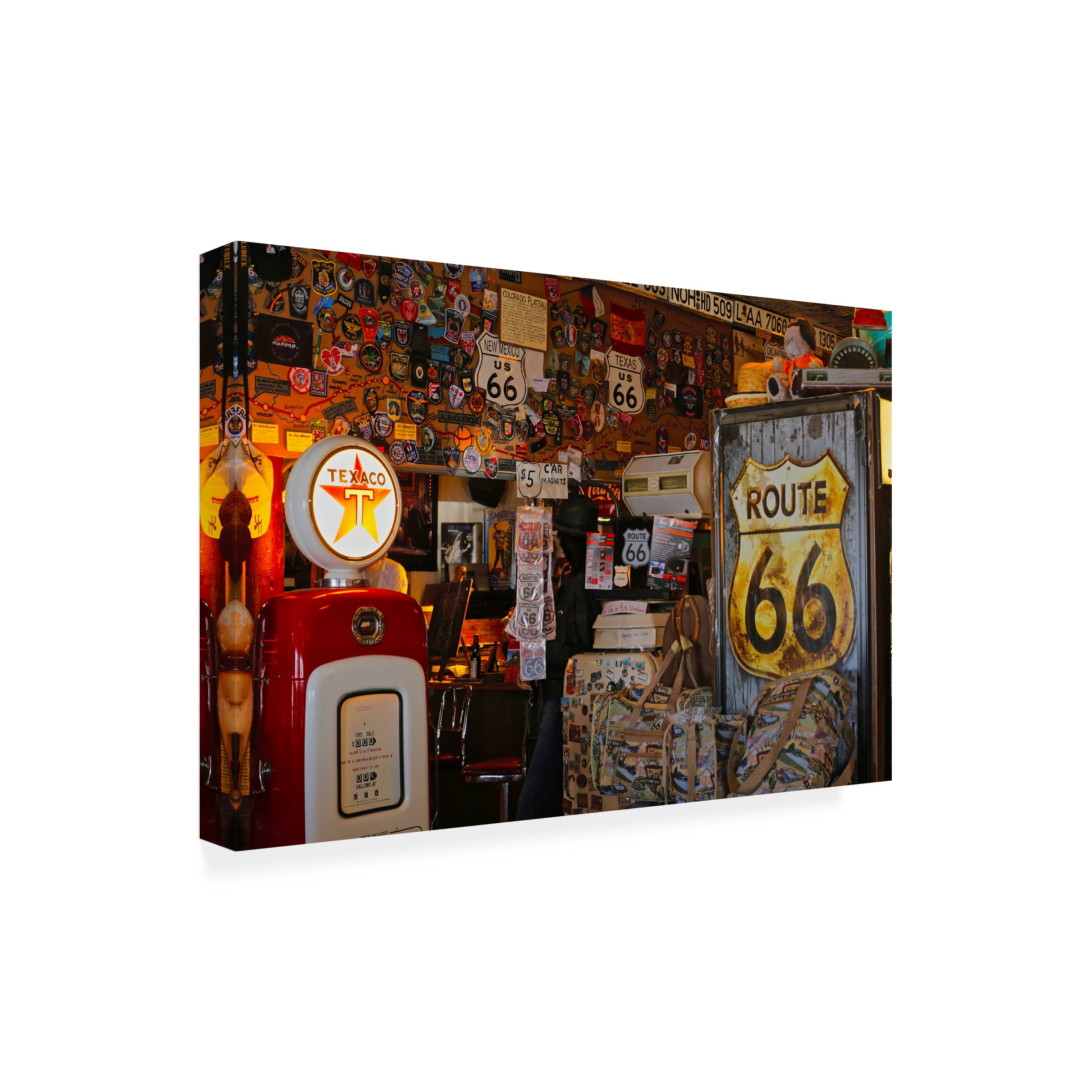 Susan Vizvary Photography 'Route66 Interior Store' Outdoor All-Weather Wall Decor