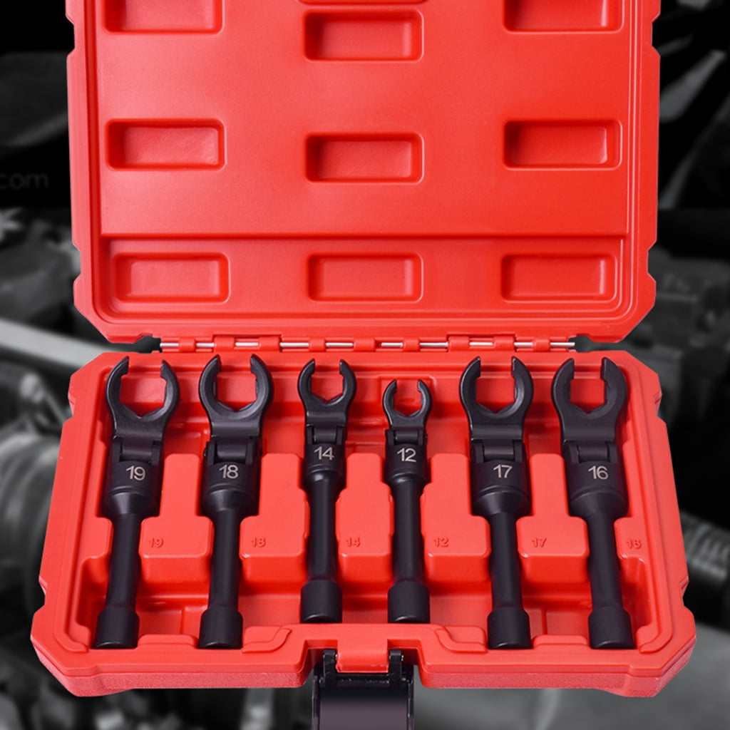 Zeiwohndc 6Pcs 12mm-19mm Adjustable Wrenches Universal Spanners Mechanical Workshop Hand