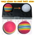 thumbnail image 3 of A99 Golf Rainbow Foam Ball Practice 50 Pcs with Basket Practice Training Balls for Driving Range, Swing Practice, Indoor Simulators, Outdoor & Home Use Floater Water Fun, 3 of 7