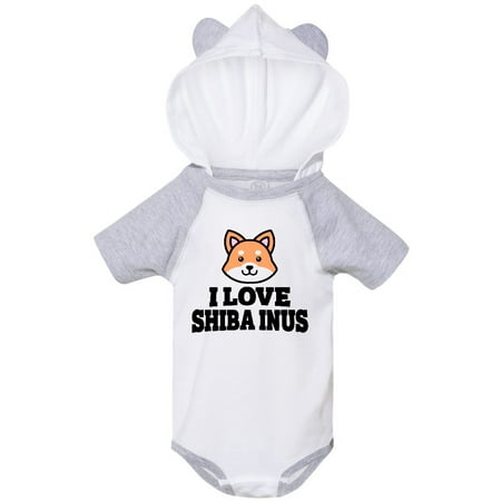 

Inktastic I Love Shiba Inus Gift Baby Boy or Baby Girl Bodysuit