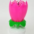 thumbnail image 3 of Vela Musical Tmvgtek Vela De Pastel - Velas De Loto Giratorias Electrónicas - Doble Capa (Rosa) Likrtyny Libre de BPA, 3 of 4