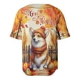thumbnail image 2 of Happy Thanksgiving Corgi Give Thanks Fall Beanie Scarf Welcome All Over Print 3D Baseball Shirt Welsh Corgi Dog Lover Gifts Idea Softball Sport - 00020, 2 of 6