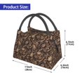 thumbnail image 2 of Easygdp Brown Camouflage Skull Bolsa de Almuerzo Insulada Reutilizable, Bolsa de Mano y Bandolera para Oficina, Trabajo, Viajes, 2 of 6