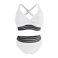 thumbnail image 5 of XIYON Bikini Sets For Women High Waist Two Piece Swimsuit Bikini Set Beach Vacation Clothes, 5 of 6