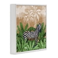 thumbnail image 3 of Stupell Industries Jungle Life Zebra Animals & Insects Painting White Framed Art Print Wall Art, 17 x 17, 3 of 9