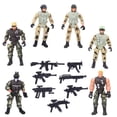 thumbnail image 1 of Modelo de Soldados Mgaxyff 6 Soldados Militares con Armas, 1 of 5